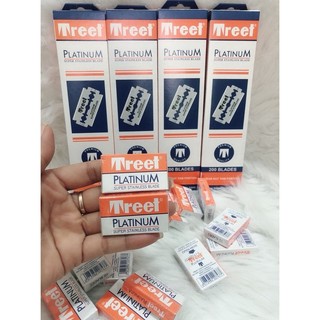 Hộp lưỡi lam (dao lam) Treet Cam Platinum (200 lưỡi/hộp)