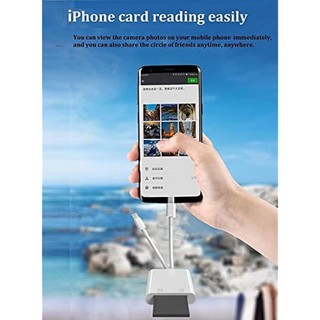 Đầu Đọc Thẻ Nhớ CCLCC 2 Trong 1 Cho iPhone / iPad SD / Android USB Type C