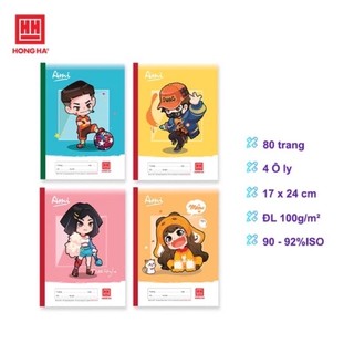 Combo 5 vở ôli Hồng Hà 0515 (80 trang)