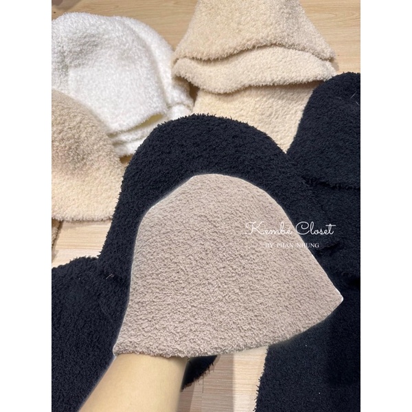 Mũ Len Cụp Vành Hàn Xẻng Dành Cho Bé Gái