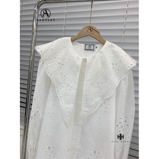Váy Sơmi Cổ Ren Thuyvantran Ashley