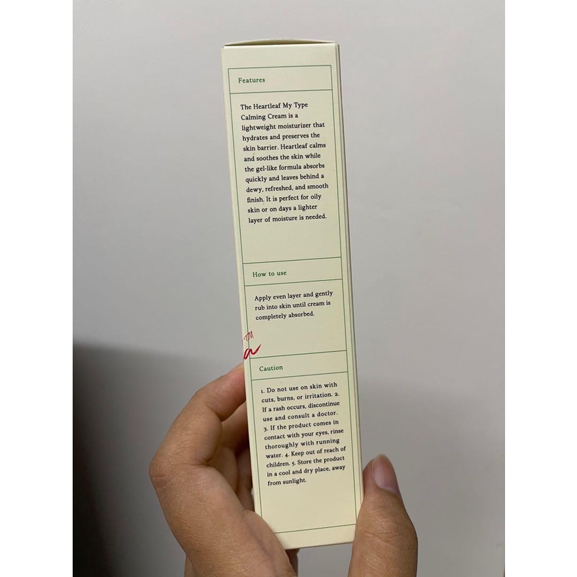 Kem Dưỡng Làm Dịu Da AXIS-Y axis y axisy Heartleaf My-Type Calming Cream 60ml