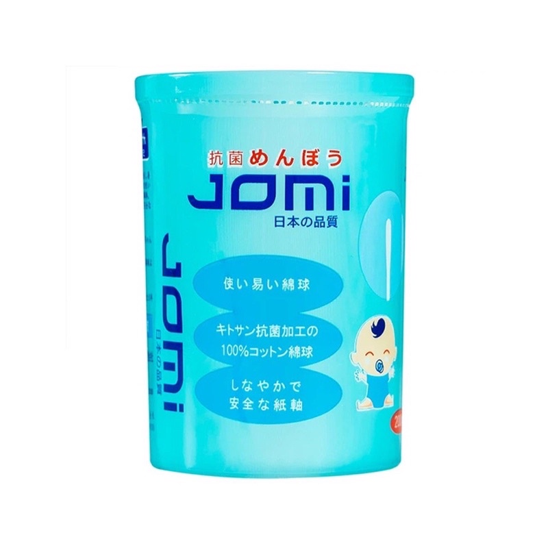 Tăm bông sơ sinh ngoáy tai cho bé kháng khuẩn 100% cotton Jomi