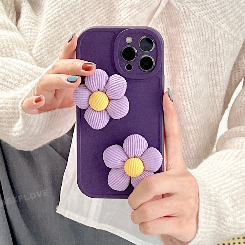 Ốp Điện Thoại Mềm Họa Tiết Hoa 3D Cho iPhone 14 13 11 12 Pro MAX Mini 6 6s 7 8 Plus 7plus 8plus 6plus 6splus 7 + 8 + X XR XS MAX 14Pro