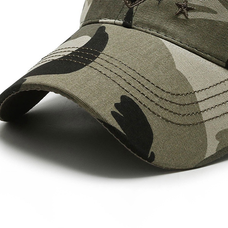 Mũ Lưỡi Trai Thể Thao Họa Tiết Rằn Ri Quân Đội Cho Nam
