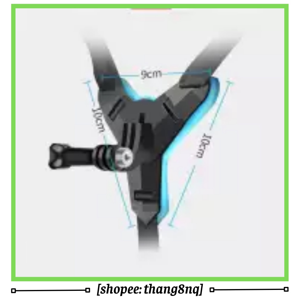 Mount gắn cằm mũ bảo hiểm fullface cho gopro, action cam