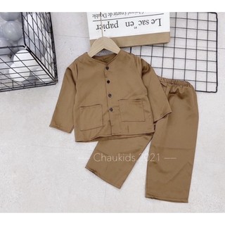 Bán sỉ bộ lụa bà ba dài tay cho bé