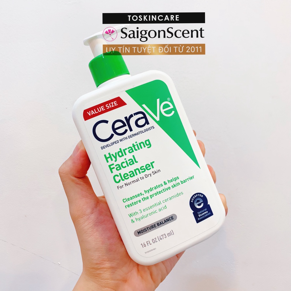 Sữa rửa mặt Cerave Hydrating Cleanser Value Size ( 473mL )