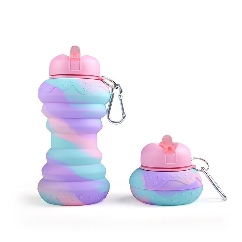 Bình nước LIMX OASIS silicone chống rò rỉ chống rơi vỡ gấp gọn lại được tiện lợi dành cho trẻ em