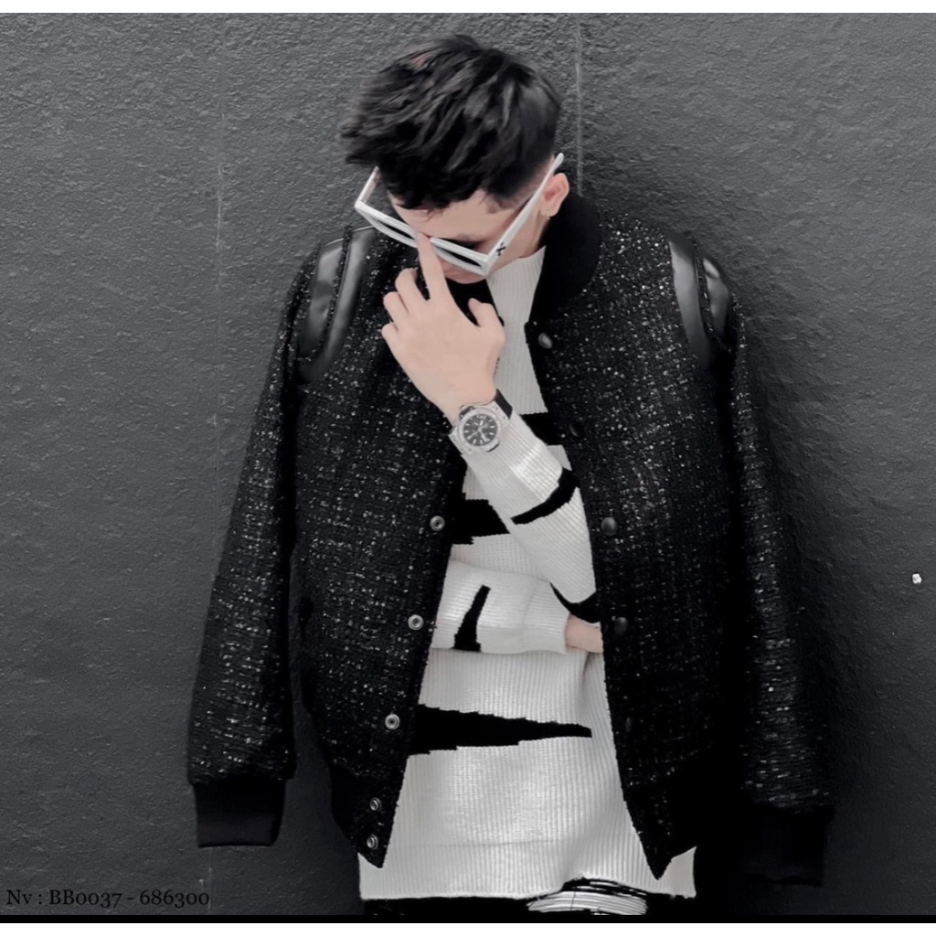 Áo Khoác Dạ Nhũ - Áo Khoác Bomber 2 Lớp Cực Ấm Siêu Hottrend 2023