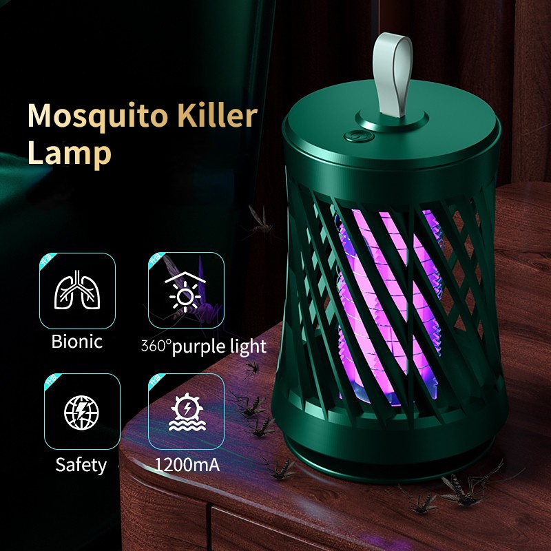 Vợt Điện Diệt Muỗi 3 Trong 1 Sạc USB Không Gây Tiếng Ồn