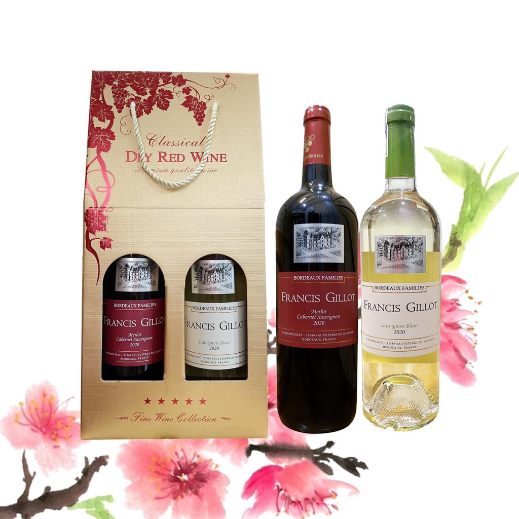 Rượu vang Pháp Francis Gillot Cabernet sauvignon 750ml 13,5%