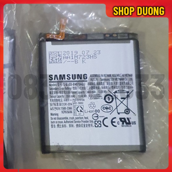 PIN SAMSUNG NOTE 10 zin cũ tháo máy PIN EB-BN970ABU