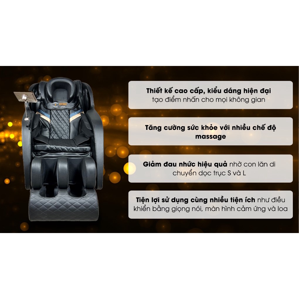 Ghế Massage Toàn Thân Airbike Sport MK336 - Hàng trưng bày trày xước
