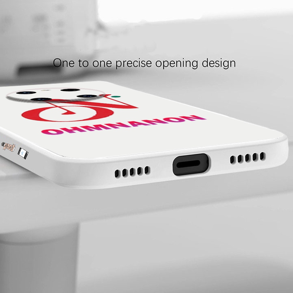 Ốp Điện Thoại Viền Vuông In Hình logo Aomtv BL Aophuwin OHMNANON CGV27 Cho iPhone X XS MAX XR 13 Pro 7 8 Plus Edge