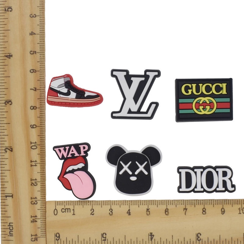 Thời trang Jibbitz Phụ kiện Sáng tạo "Supreme Series" Phim hoạt hình Khóa DIY Giày Charm