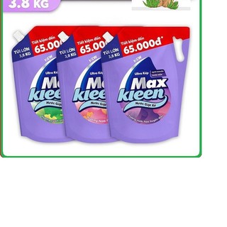 Túi Nước Giặt Xả Maxkleen Thiên Nhiên 3.8kg