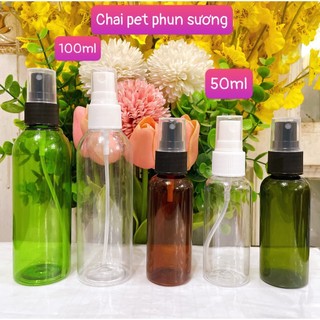 Chai lọ nhựa Pet Phun Xương-Xịt Giọt