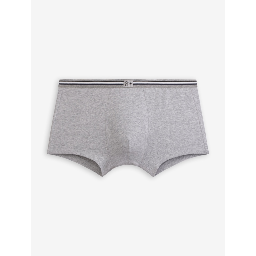 Quần lót nam cotton dáng trunk thoáng mát lưng chun kẻ trẻ trung hiện đại ONOFF - 18UO23A035