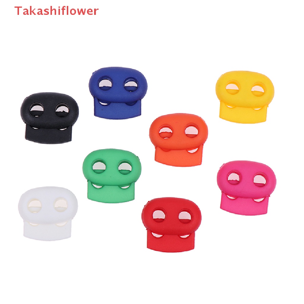 Set 20 Kẹp Khóa Dây Giày 5mm DIY Tiện Dụng