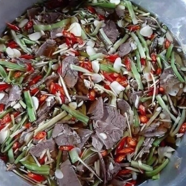 BẮP BÒ NGÂM RAU TIẾN VUA(hũ 1kg)-Dai, giòn sần sật | Hàng sẵn giao nhanh