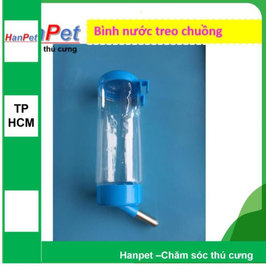 Hanpet.GV- Bình uống nước tự động treo chuồng thú cưng (lBình nhỏ 400ml) - 379