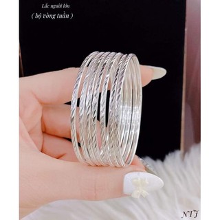 Vòng tuần vòng ximen xi men bạc ta 925
