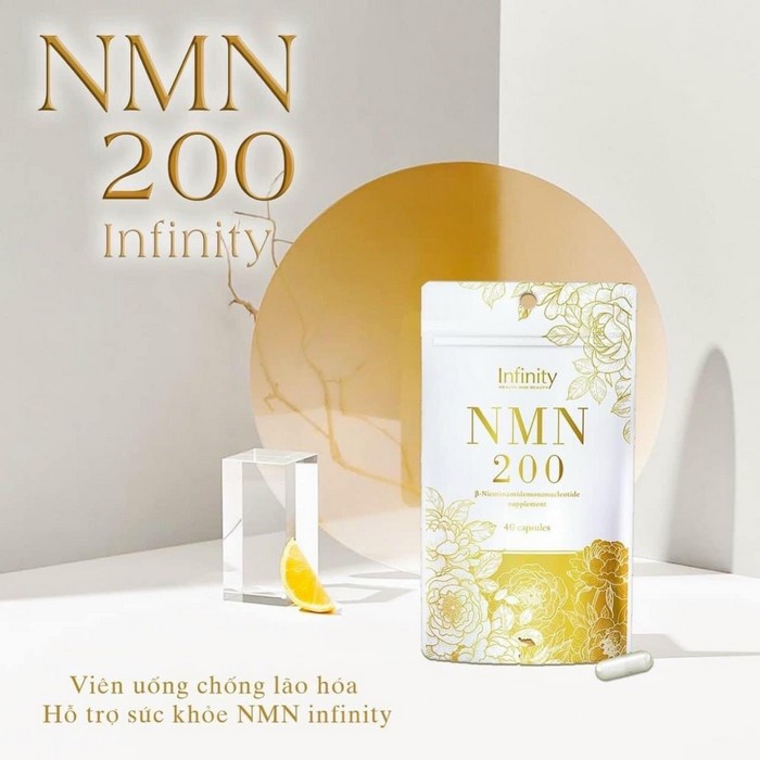 Viên uống chống lão hoá Infinity NMN 200mg Nhật Bản