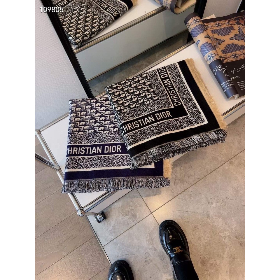 Khăn choàng Dạ Vuông Di-Or Cap Cấp 140x140