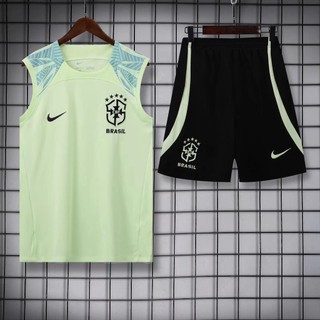 Áo ba lỗ thể thao bóng đá thời trang nam 2022 / 2023 brazil