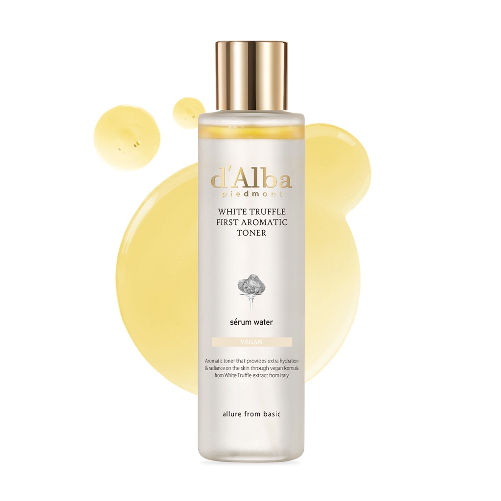 [d'Alba Official] Nước hoa hồng chiết xuất nấm Truffle trắng First Aromatic Toner 155ml