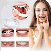 Set 2 vỏ bọc răng giả bằng silicon hàm răng làm trắng tiện dụng 001509