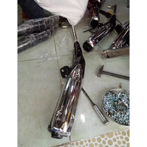 Pô xe máy Ex 135 5 số đời từ 2011-2014 Exciter 135 gắn Ex móc và êm gắn như zin không chế độ gì thêm No 156