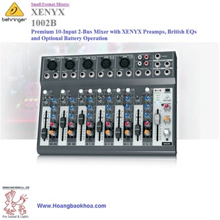 1002B Battery Powered Analog Mixers Behringer|Mixer cơ chạy pin Behringer 1002B
