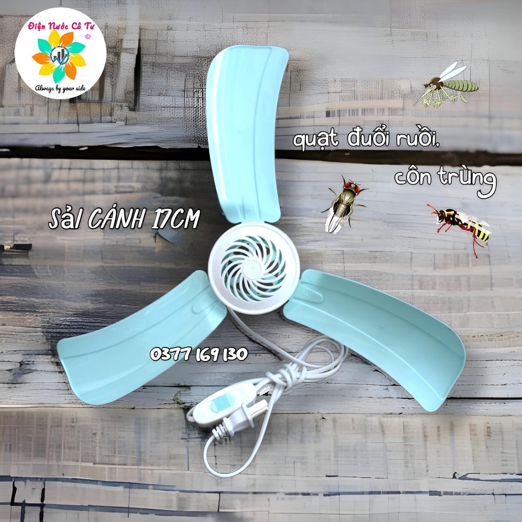 Quạt đuổi ruồi đuổi côn trùng 220v