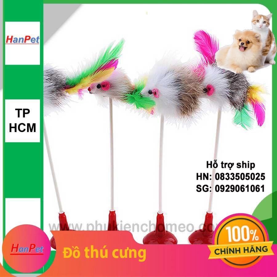 Hanpet.GV- 232- CHUỘT DÍNH NHƯ LÒ XÒ (- 4711701) đồ chơi cho mèo