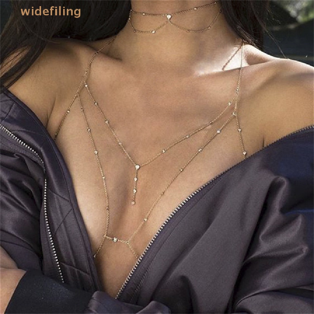 Dây Xích Đeo Hông Bản To Đính Đá Thời Trang Đi Biển Cho Nữ