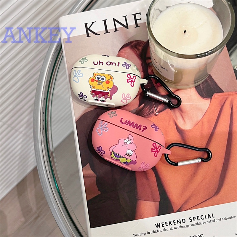 Huawei Freebuds Pro2 Case with Hook Cartoon Freebuds Pro 2 Kaws Soft Shell Bluetooth Headset Protective Case Cute Space