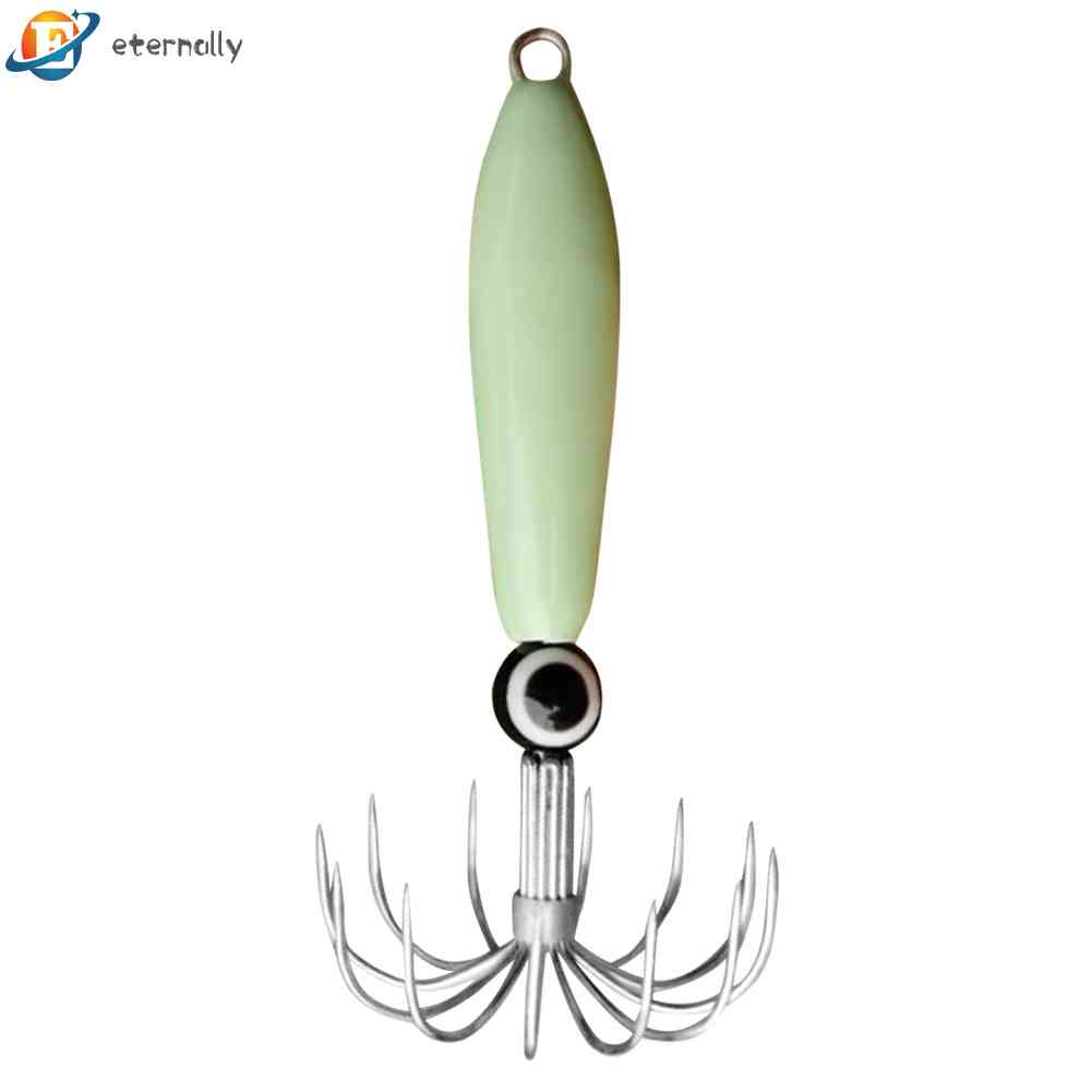 Mồi Giả Câu Cá Hình Mực Phát Quang