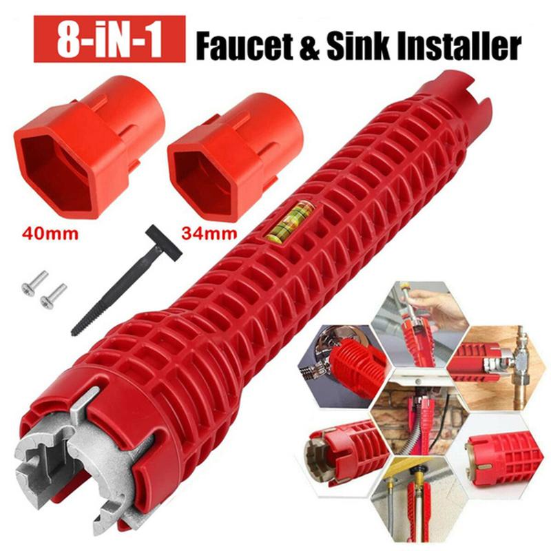 8 Trong 1 Cờ Lê Ma Thuật Đa Năng 8 Trong 1 Mới Dụng Cụ Ống Nước Bồn Rửa Cờ Lê Đa Năng 8 Trong 1 Mới