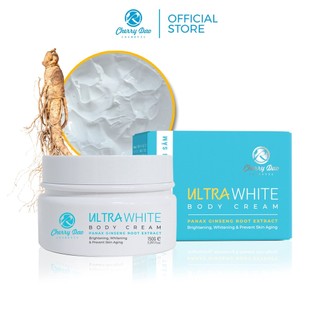 Kem body cấy trắng da Siêu trắng Nhân sâm Không lộ vân kem Siêu thấm trong 5 giây Body Ultra White Cherry Đào