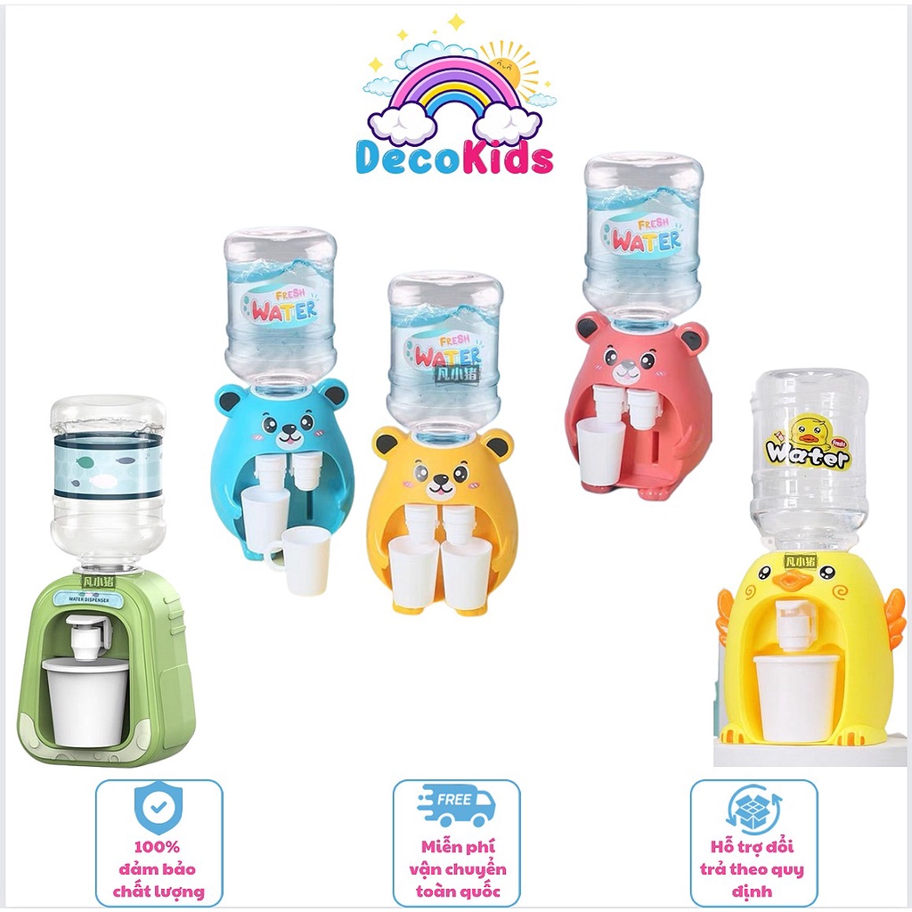 Đồ Chơi Máy Lọc Nước Bình Mini DECO KIDS Thiết Kế Hoạt Hình Đáng Yêu Dành Cho Trẻ Em