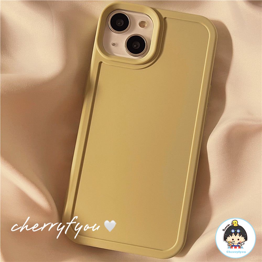 Ốp Điện Thoại Silicon TPU Mềm Màu Trơn Chống Sốc Sang Trọng Cho IPhone 11 13 12 14 Pro Max 8 7 Plus X XR