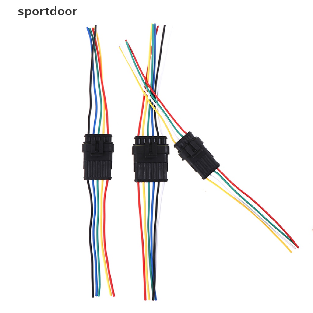 Phích Cắm Điện Đầu Đực / Cái Chống Thấm Nước 1 / 2 / 3 / 4 / 5 / 6Pin Chuyên Dụng Cho Xe Hơi