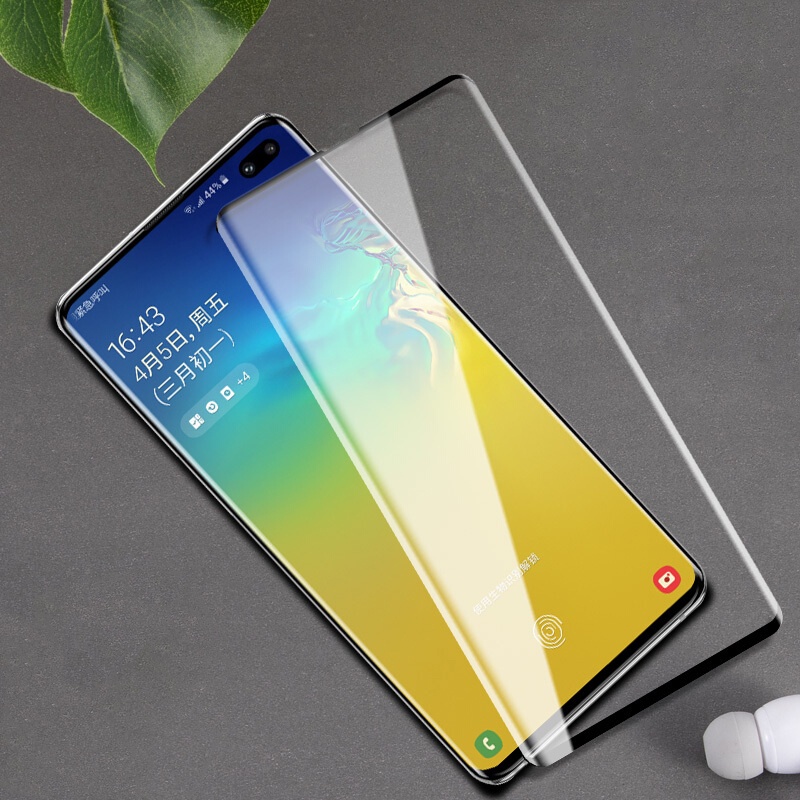 Kính Cường Lực Viền Cong 3D Bảo Vệ Toàn Màn Hình Cho Samsung Galaxy S10 5G S20 Ultra Galaxy S20 S10 Plus