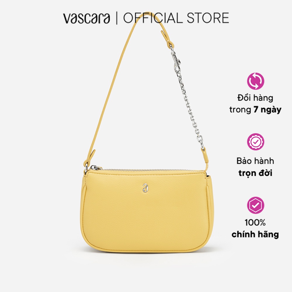 Vascara Túi Hobo Quai Khóa Cài Phối Xích - TOT 0087