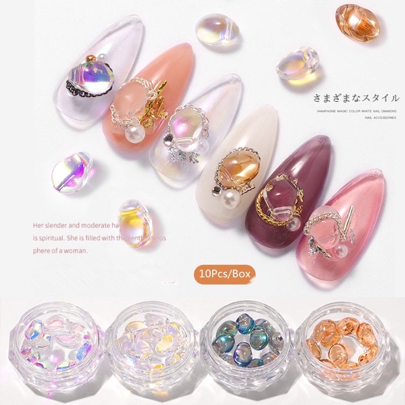 Hũ hạt design thuỷ tinh nail