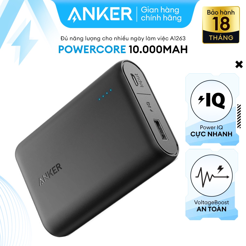 Pin sạc dự phòng ANKER PowerCore 10000mAh - A1263