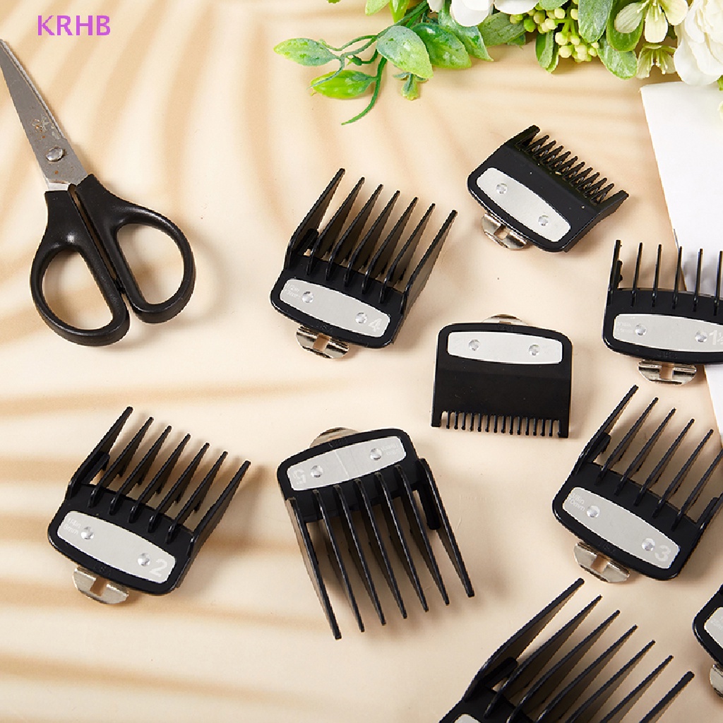 Set 10 Lược Giới Hạn Thay Thế Cho Tông Đơ Cắt Tóc Mới