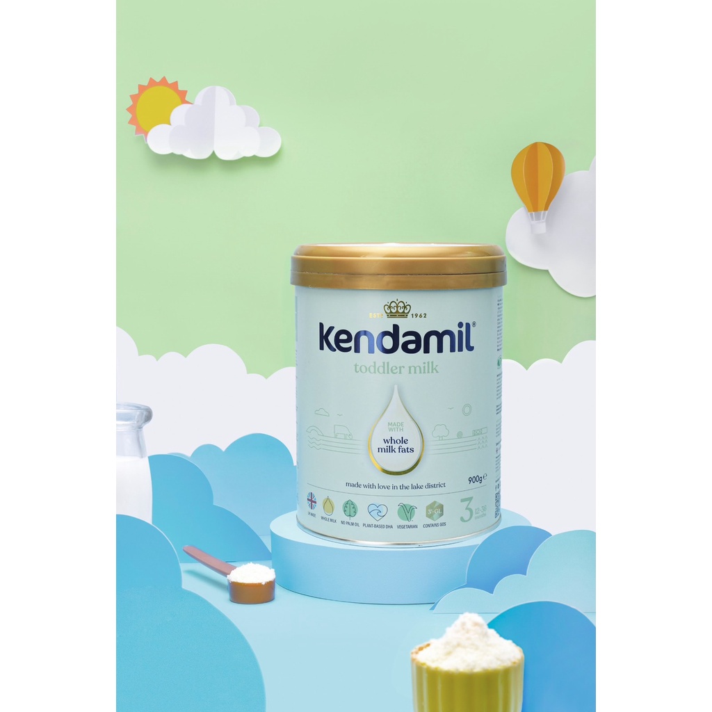 Sữa Công Thức Nguyên Kem Kendamil Số 3 (900g)